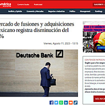 Mercado de fusiones y adquisiciones mexicano registra disminucin del 23%